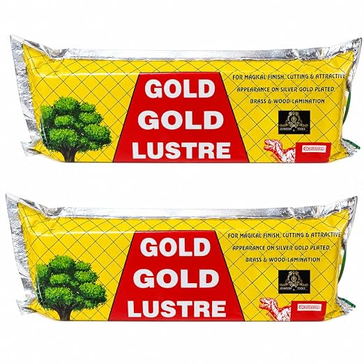 Johnson Tools Metal Polishing Compound Lustre Bar for Polishing Cleaning Abrasive Finishing Stropping Buffing on Copper, Brass, Silver, Gold, Platinum