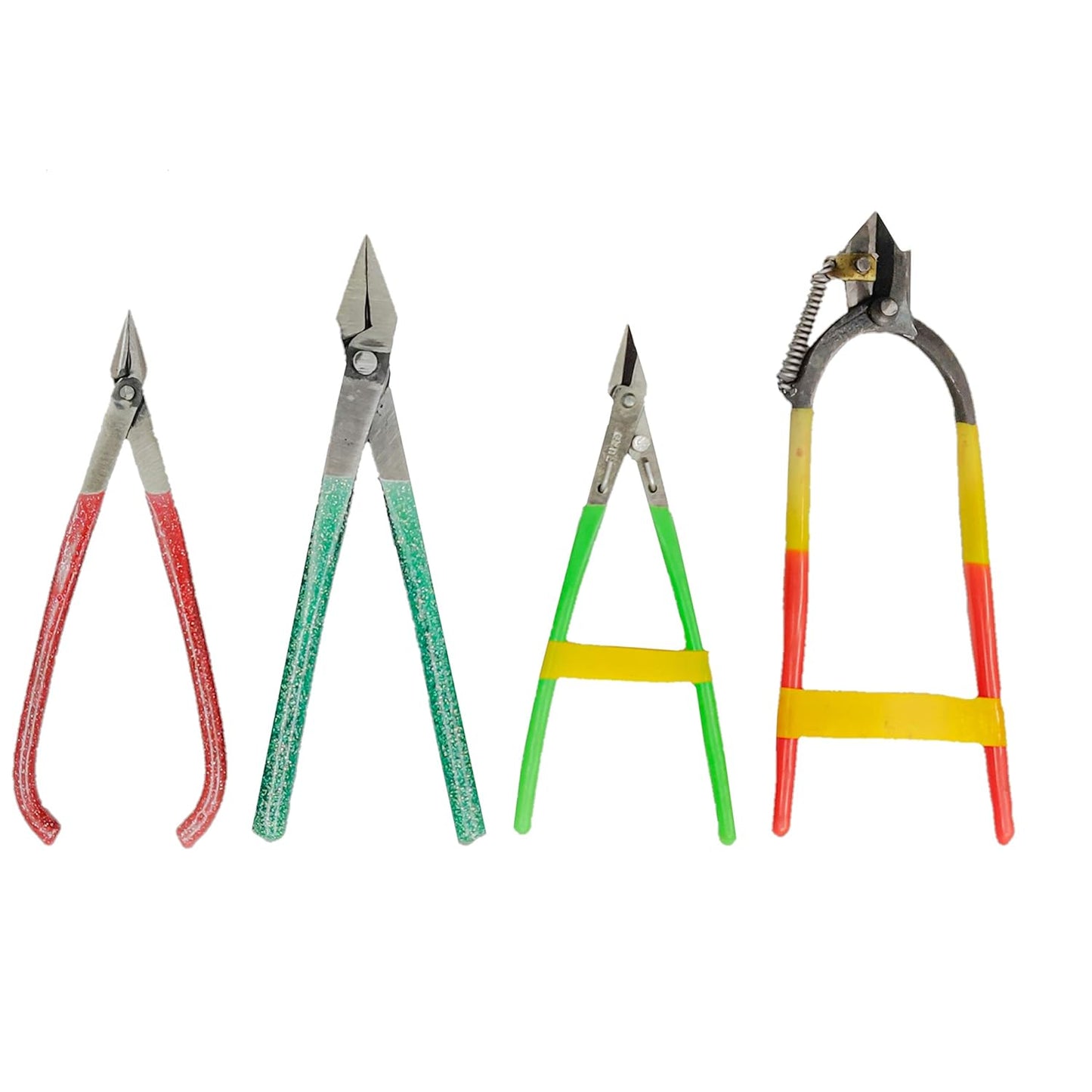 Johnson Tools Set of Cutter, Plier and Tweezers for Goldsmith Works and Other Dynamic Uses (Color-Multi, Pcs-6)