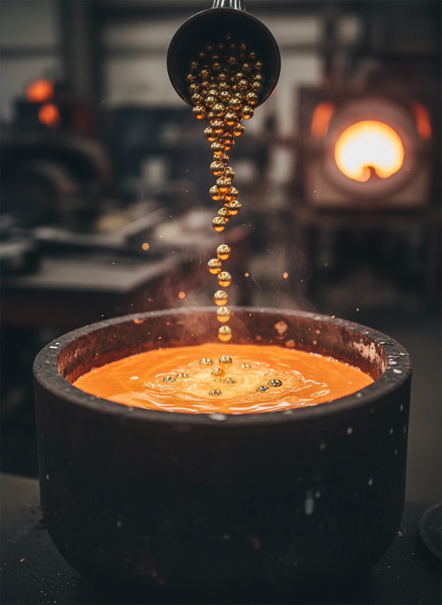 Johnson Tools Birla 621 Grade Premix Yellow Alloy For Gold Mixing or 916 Gold Making (Silver Yellow Alloy 10gram)