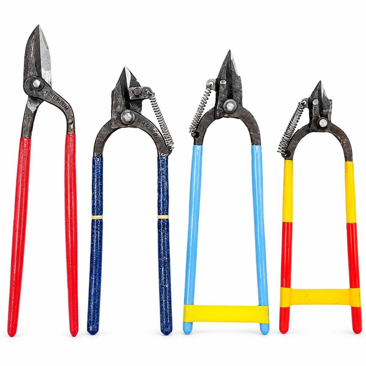 Johnson Tools Wire and Sheet Cutters For Gold And Silver Jewellery Works (Set of 4 Pieces)