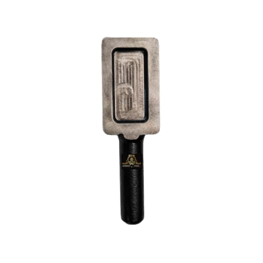 Johnson Tools Iron Biscuit Ingot Mold For Making 200g Gold And Silver Biscuit/Cadbury