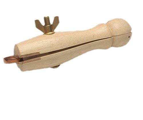 Johnson Tools Ring Clamp With Leather Lined Jaw Single End Holder For Jewellery Making and Other Purposes (Multicolor)