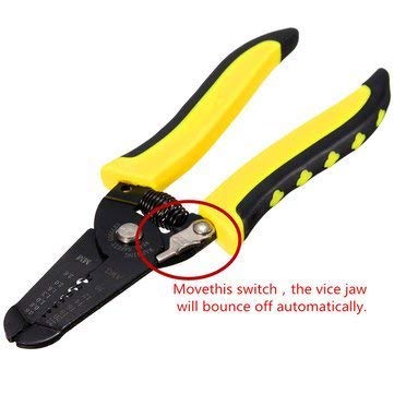 Johnson Tools Multifunction Handle Wire Stripper Tool for Cutting and Stripping of Wire