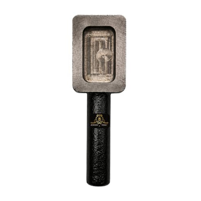 Johnson Tools Iron Biscuit Ingot Mold For Making 100g Gold And Silver Biscuit/Cadbury
