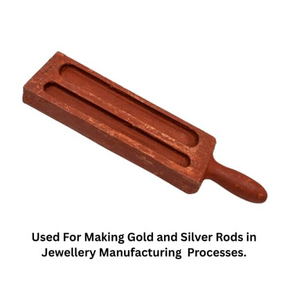 Johnson Tools 6" Wire Strip Ring Ingot Mold/Dhali reja/Dhalni 6 sizes For Melting Casting Refining Gold Silver Copper Aluminum Brass