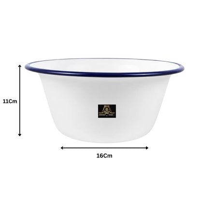 Johnson Tools 25No Enamel Bowl Set - Tam Chini Pyala for Jewellery, Surgical & Kitchen Works - 2L Capacity