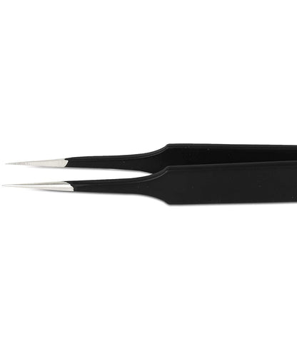 Johnson Tools ESD Multifunction Upgraded Anti-Static Professional Tweezers for Eyebrows, Women, Splinter, Ingrown Hair Removal, Electronic Repairing, Crafting Tool Kit (Pack of 6 Pieces)