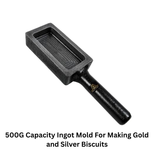 Johnson Tools Biscuit Ingot Mold For Making 500gram Gold and Silver Biscuit/Cadbury