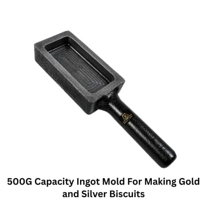 Johnson Tools Biscuit Ingot Mold For Making 500gram Gold and Silver Biscuit/Cadbury