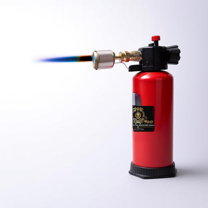 Johnson Tools Wonder Refillable Butane Torch with Adjustable Flame, Piezo Ignition Used as Gold and Silver Soldering, Brazing, Culinary Torch (Gas Not Included)
