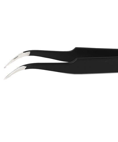 Johnson Tools ESD Multifunction Upgraded Anti-Static Professional Tweezers for Eyebrows, Women, Splinter, Ingrown Hair Removal, Electronic Repairing, Soldering, Crafting Tool Kit (Pack of 8 Pieces)