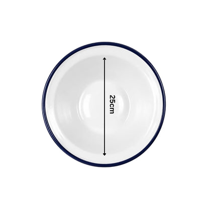 Johnson Tools 25No Enamel Bowl Set - Tam Chini Pyala for Jewellery, Surgical & Kitchen Works - 2L Capacity