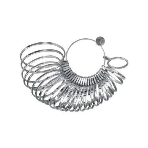 Johnson Tools Handy Brass Bangle Sizer for Measuring Hand or Bangle Size No 1 to 27 (Chrome)