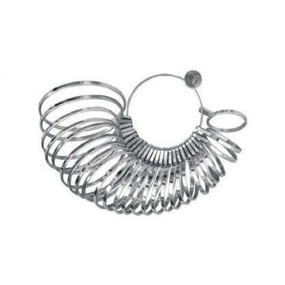 Johnson Tools Handy Brass Bangle Sizer for Measuring Hand or Bangle Size No 1 to 27 (Chrome)