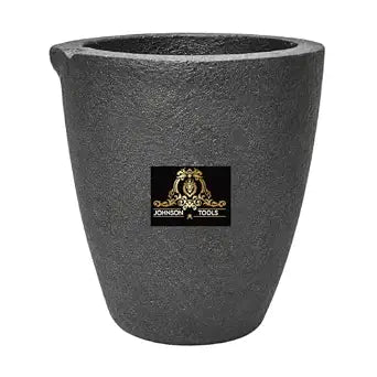 Johnson Tools Casting Clay Graphite Crucible For Gold Silver Copper Brass Aluminum Foundry Furnace Torch Melting