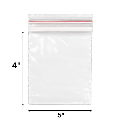 Johnson Tools Nifty 51+ Micron Transparent Zip Lock Bags 4x5 Inch Pack of 300 Reusable Plastic Storage Pouches for Beads Jewellery Parts and Small Items