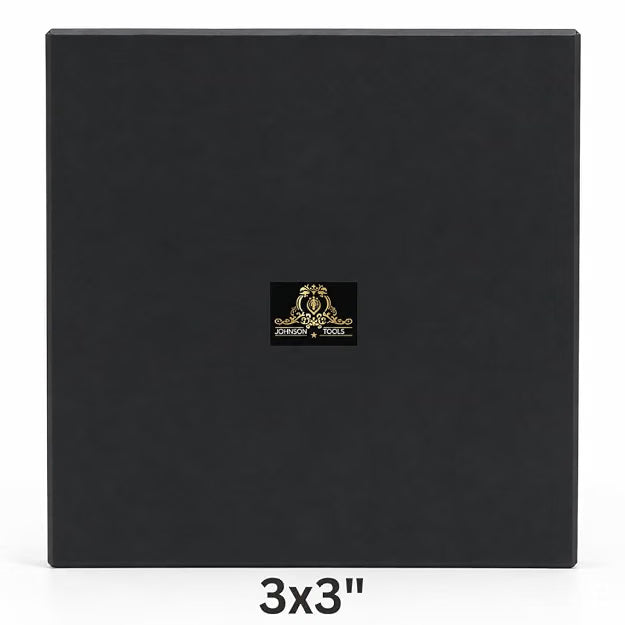 Johnson Tools Gold Testing Stone or Natural Obsidian (Shape-Square, Color-Black, 3x3x0.6)