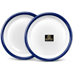 Johnson Tools Small Enamel Plate/Enamelware Plate (Flat) for Gold and Silver Jewellery, Surgical and Food Works