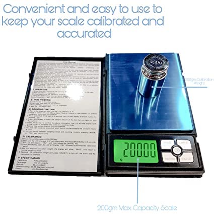 Johnson Tools Steel Weight 200WGT Carbon Steel For Calibration Digital Scale With Chrome Finish