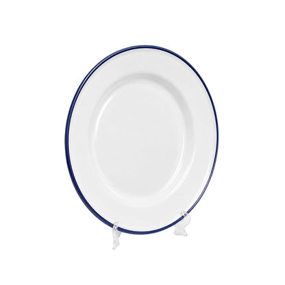 Johnson Tools Enamel Plate – Heat Resistant Enamelware Plate for Food Serving Mixing, Gold Silver Jewellery, Surgical and Laboratory Works Use