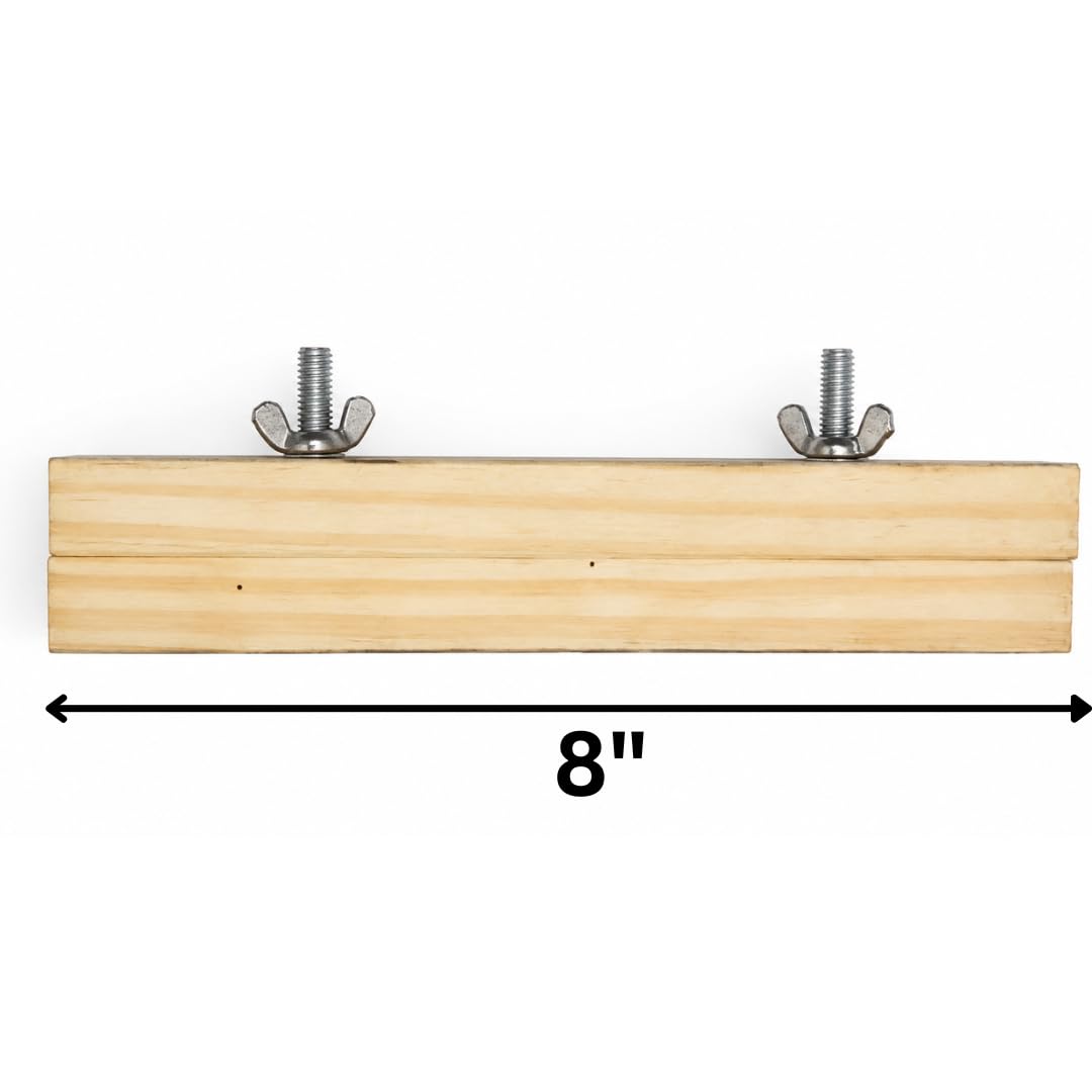 Johnson Tools Rectangular Ring Clamp With Double End Holder For Jewellery Making and Other Purposes 8"