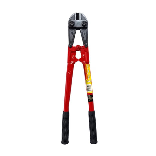 Johnson Tools 18" Hit Strong Bolt Cutter with Industrial Hardness and Shear Sharp, Comfortable Ergonomics TPR Handle for Cutting Bolts, Gold Biscuit and Other Various Uses (450mm)