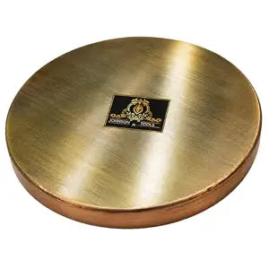 Johnson Tools Round Anvil Plate (Flat Surface) for Jewellery Repairing, Forming, Stamping, Shaping Works(Size- 4x4, Color- Chrome)