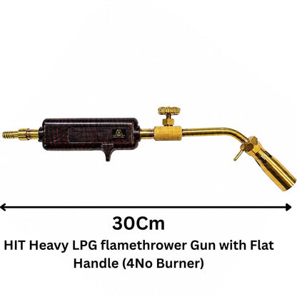 Johnson Tools HIT 30Cm Heavy LPG flamethrower Gun with 4No Burner