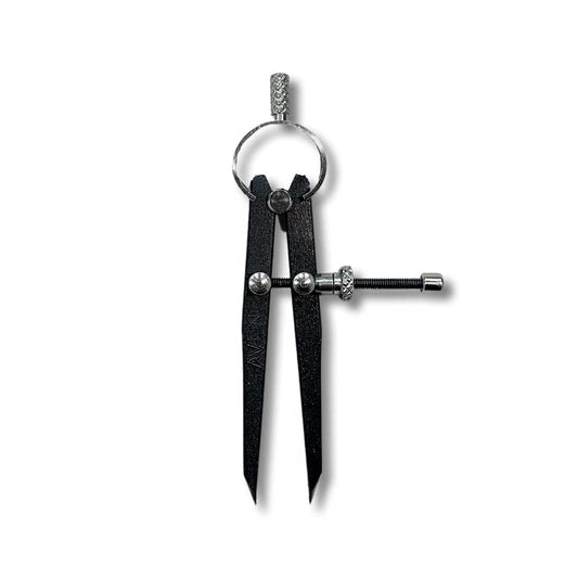 Johnson Tools Spring Adjustable Compass Divider for Jewellery Marking, Scribing, Craftsman, Architect, Artist, Carpenter, Model Making (Spring Nut Upto 6cms)