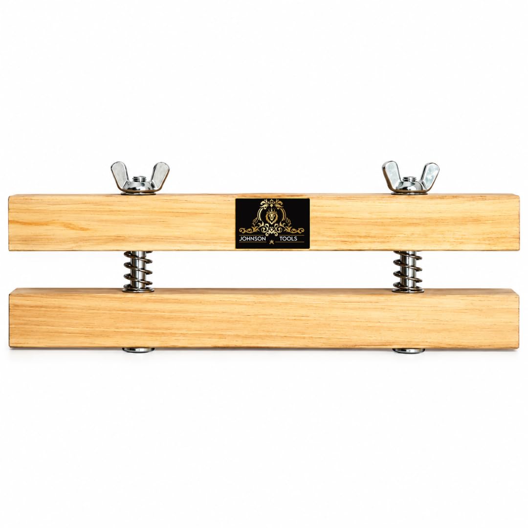 Johnson Tools Rectangular Ring Clamp With Double End Holder For Jewellery Making and Other Purposes 8"