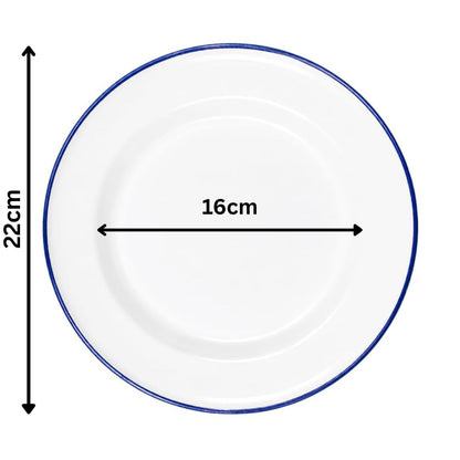Johnson Tools Enamel Plate – Heat Resistant Enamelware Plate for Food Serving Mixing, Gold Silver Jewellery, Surgical and Laboratory Works Use