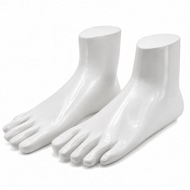 Johnson Tools Mannequin Anklet Display Foot Leg Pair for Jewellery, Payal, Shoes, Heels Display or Other Multipurpose Works (Without Heel)