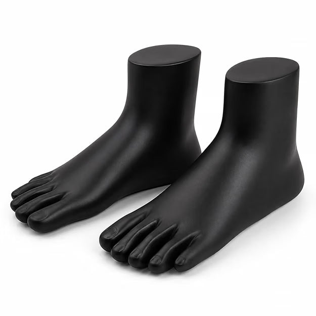 Johnson Tools Mannequin Anklet Display Foot Leg Pair for Jewellery, Payal, Shoes, Heels Display or Other Multipurpose Works (Without Heel)