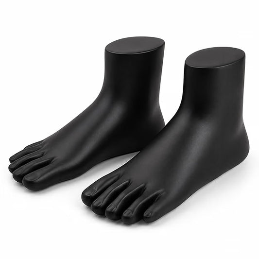 Johnson Tools Mannequin Anklet Display Foot Leg Pair for Jewellery, Payal, Shoes, Heels Display or Other Multipurpose Works (Without Heel)