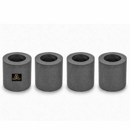 Johnson Tools 40x40mm Carbon Crucible for Casting, Melting, Refining Gold, Silver, Copper, Aluminium, Brass