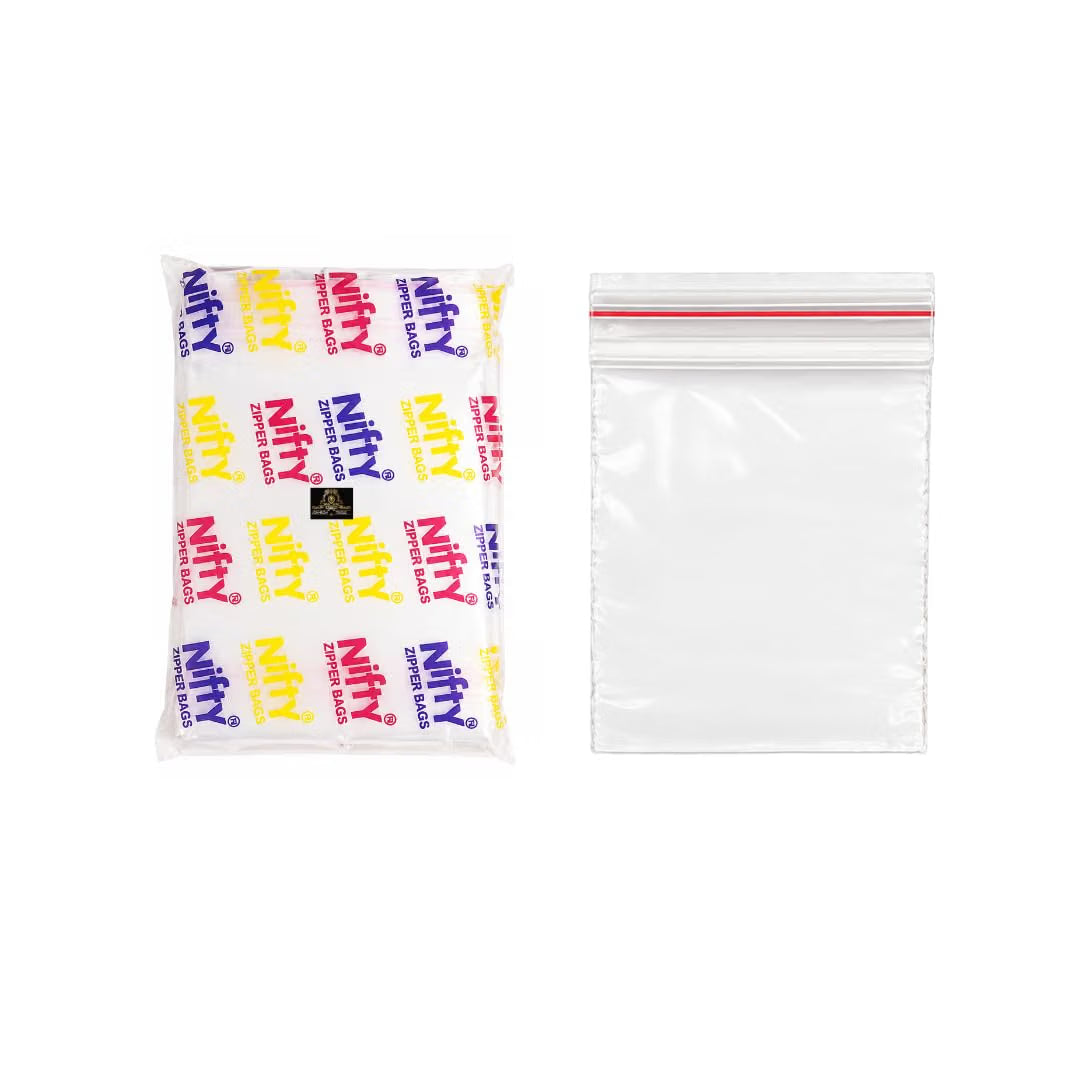 Johnson Tools Nifty 51+ Micron Transparent Zip Lock Bags 2x3 Inch Pack of 300 Reusable Plastic Storage Pouches for Beads Jewellery Parts and Small Items