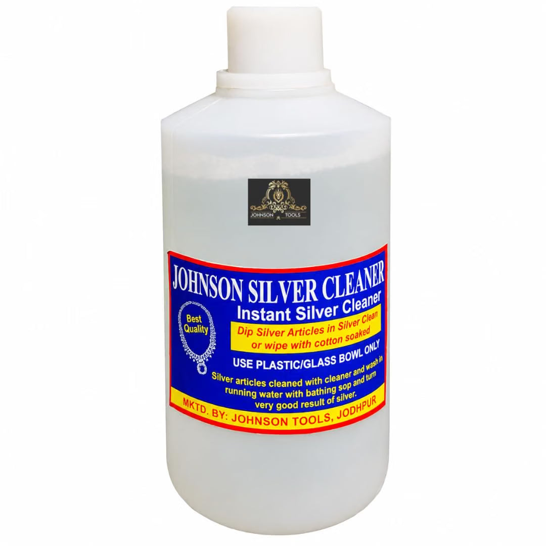 Johnson Tools Silver Tarnish Remover (Silver Cleaner) for Silver Jewelry Cleaning/Polishing (250ML)