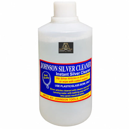Johnson Tools Silver Tarnish Remover (Silver Cleaner) for Silver Jewelry Cleaning/Polishing (250ML)