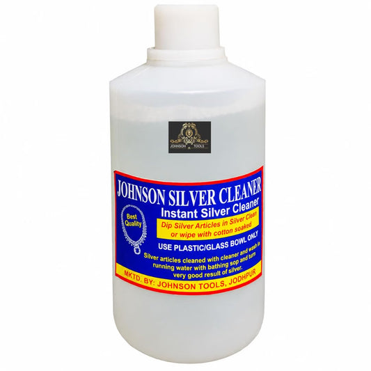 Johnson Tools Silver Tarnish Remover (Silver Cleaner) for Silver Jewelry Cleaning/Polishing (250ML)