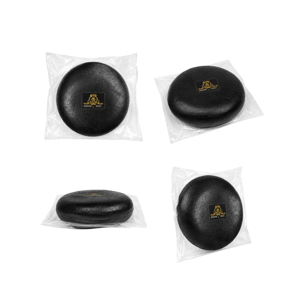 JOHNSON TOOLS Raw Black Clay/Kala Mom for Jewellery Making and Art and Craft Works (Black)