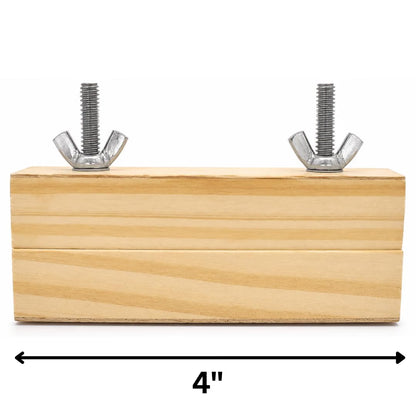 Johnson Tools Rectangular Ring Clamp With Double End Holder For Jewellery Making and Other Purposes 4"