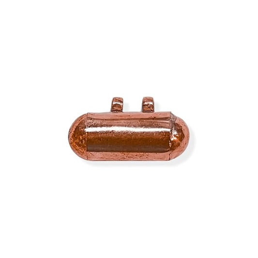 Johnson Tools Solid Copper Plain Tabiz (Madliya) for Women Men and Children (Cylinder Shape, Size 1 inches)