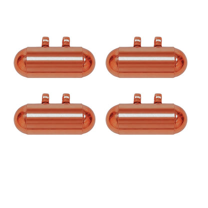 Johnson Tools Solid Copper Plain Tabiz (Madliya) for Women Men and Children (Cylinder Shape, Size 1 inches)
