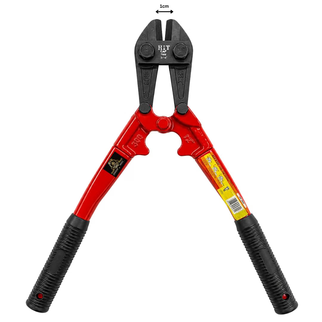 Johnson Tools 12 inch Steel Bolt Cutter for Cutting Bolts, Gold Biscuit and Other Various Uses (300mm)