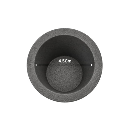 Johnson Tools Clay Graphite Crucible Pot 4no (5.5 to 6kg Capacity) for High Temperature Melting, Casting Refining Gold, Silver, Copper, Brass and Aluminium Metal - Electric or Gas Furnace
