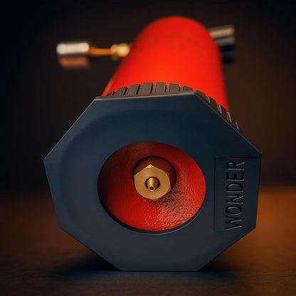 Johnson Tools Wonder Refillable Butane Torch with Adjustable Flame, Piezo Ignition Used as Gold and Silver Soldering, Brazing, Culinary Torch (Gas Not Included)