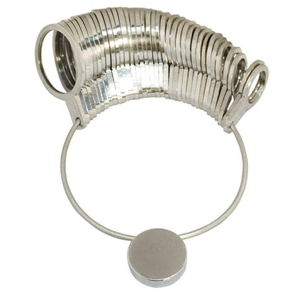 Johnson Tools Ring Sizer Stainless Steel 36PCS & Aluminum Ring Stick Set US Size:1-15 Combo