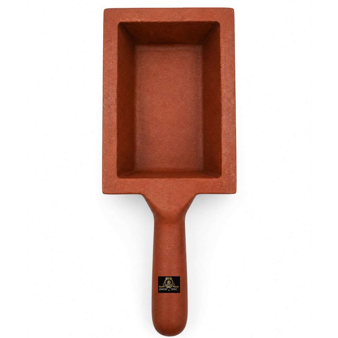 Johnson Tools Metal Ingot Mold 4no for Gold, Silver Casting, Melting, Refining Works (3.5 to 5kg Capacity)