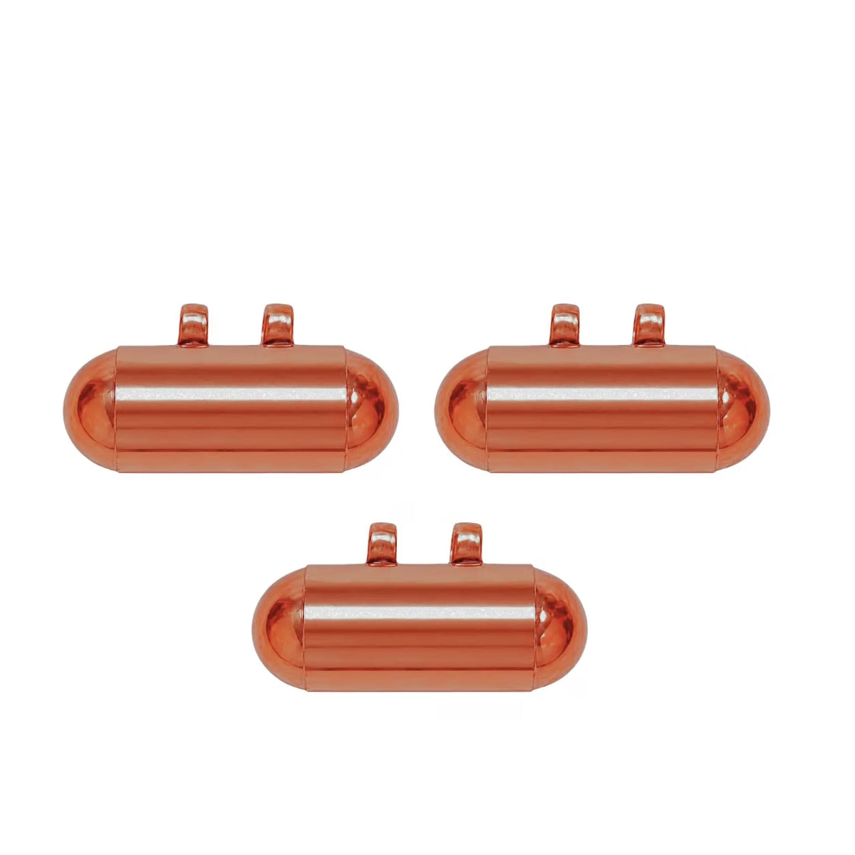 Johnson Tools Solid Copper Plain Tabiz (Madliya) for Women Men and Children (Cylinder Shape, Size 1 inches)