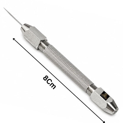 Johnson Tools Hexagon Twist Drill Swivel Head Pin Vise for Jewellery Making, Watch Repairing, Electric Devices Repairing (3)